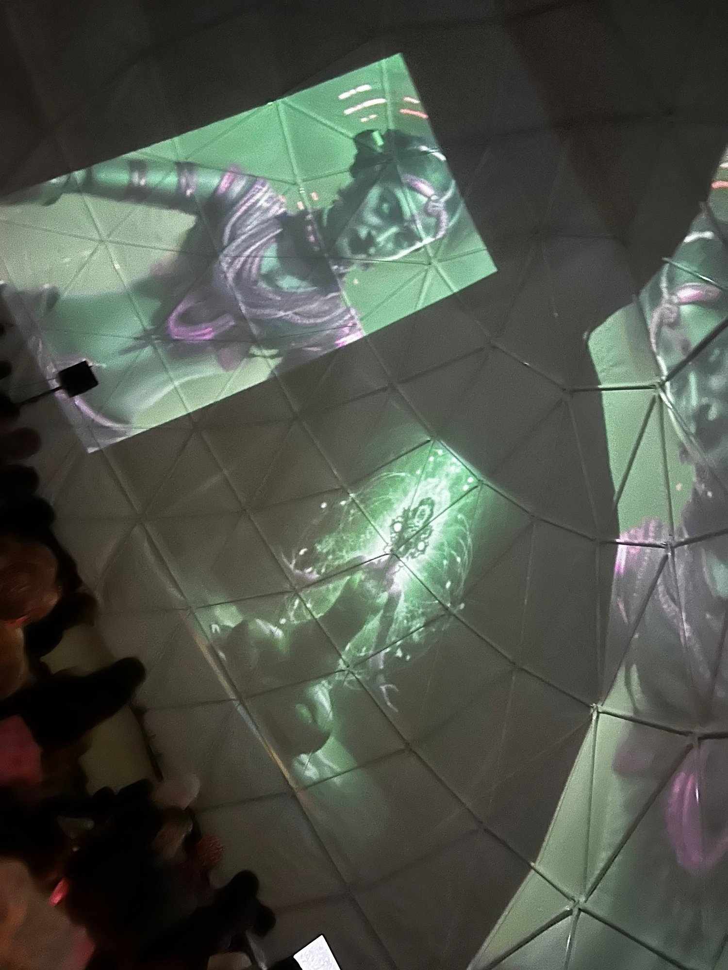 Earth-Sky Immersive Dome - Test Event - Annual Community Yoga Retreat — original event image